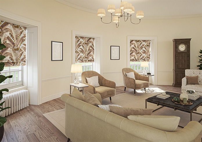 Rodeo Drive, Fawn - Twist&Fit Roman Blind - Image 6